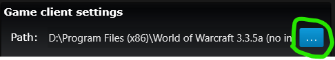 Path setting button